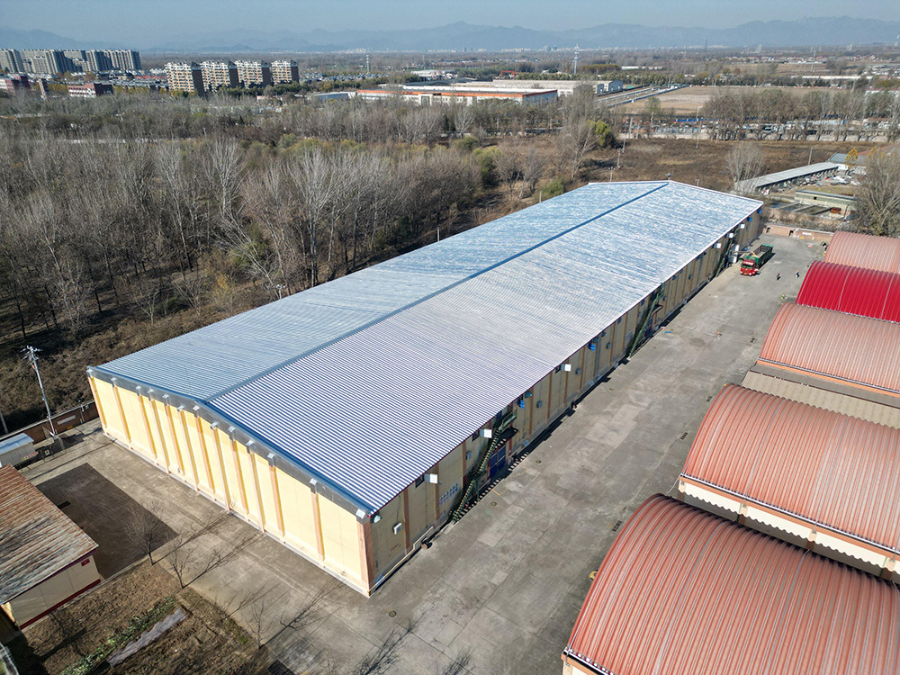 Grain Storage Warehouse Metal Roofing Project in Shunyi District, Beijing