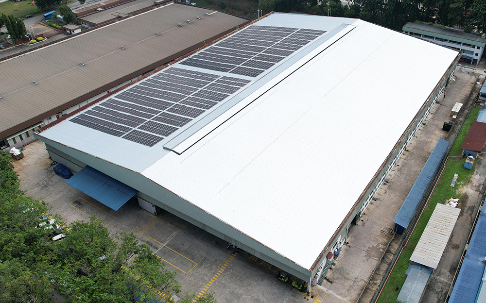 Photovoltaic Metal Roofing System Project, Malaysia